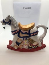 Rocking Horse Decorative TEAPOT Ornament By Leonardo