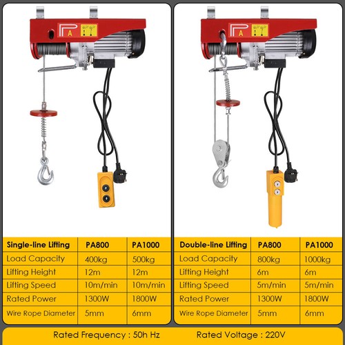 800 1000kg electric winch - electric,