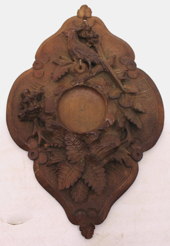 Antique black forest carved - black,