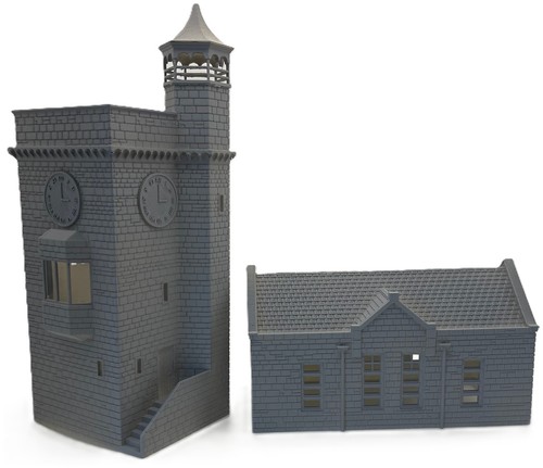 The clock tower and - tower,