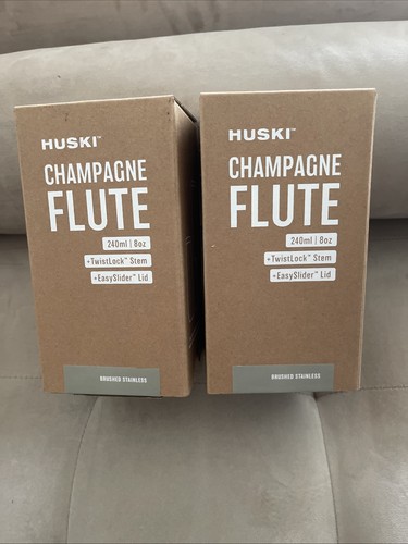 Huski champagne flutes - 2, x