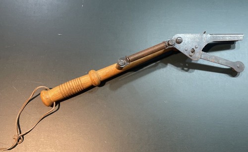 Vtg wood handle clay - wood,