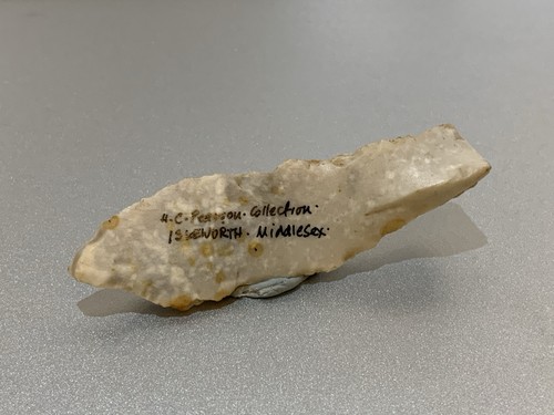 Neolithic flint hand tool - flint, tool,