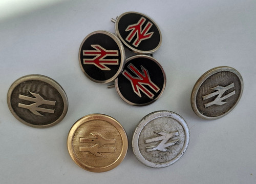 British railways buttons gaunt - buttons,