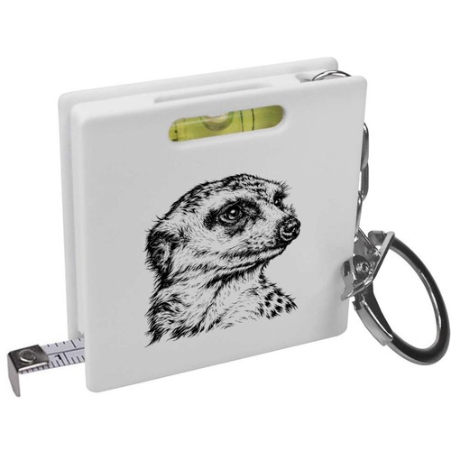 Meerkat portrait keyring - 'meerkat, portrait'
