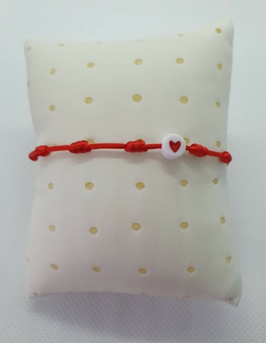 Lucky red string - red, bracelet