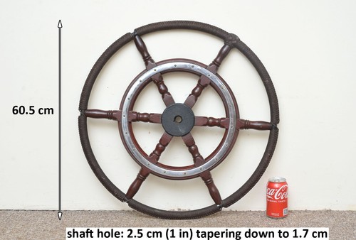 Old boat wheel - wheel, steering