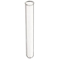 GLASS TEST TUBES WITH RIM 75MM