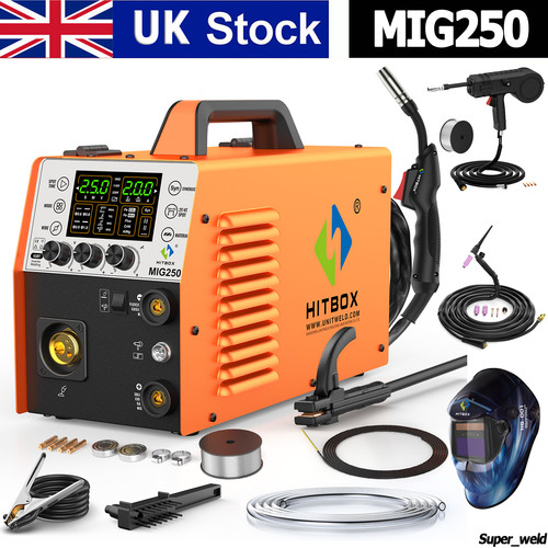 250amp 6in1 aluminium mig - 250amp,