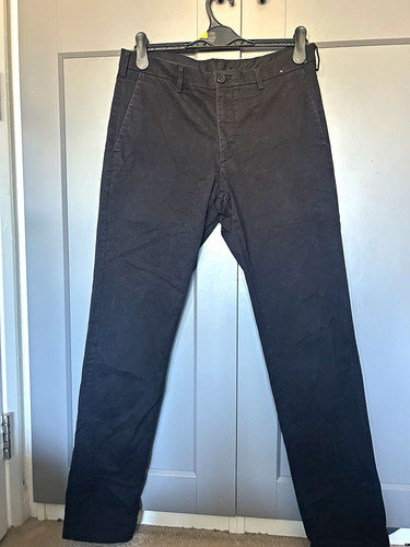 Uniqlo men black slim - black, fit