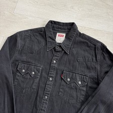 Levis Denim Shirt Mens Large