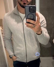 Wool Cashmere Men’s Zip Up