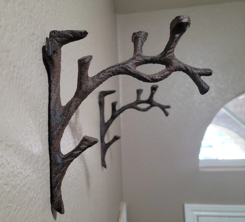 2pc cast iron tree branch - cast,