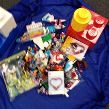 LEGO Mixed Bundle with Storage Boxes and Instruction Manuals Mixed Bundle Used 