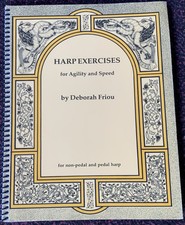 Harp Exercises for Agility & Speed by Deborah Friou, Book, Barely used