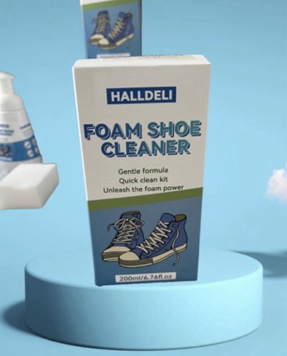 Shoe whitening foam - shoe,