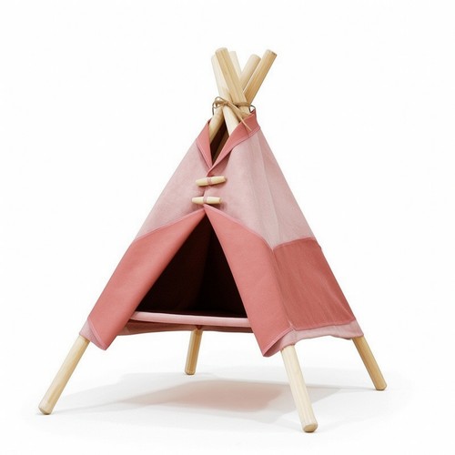 Cat tent with wooden - with,