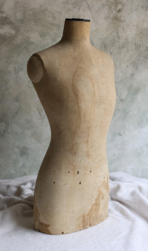 Antique mannequin bust ladies - antique,
