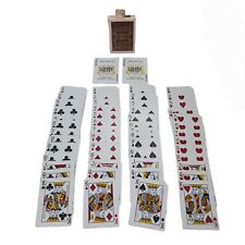 vintage golden nugget casino playing cards complete red cut corners las vegas