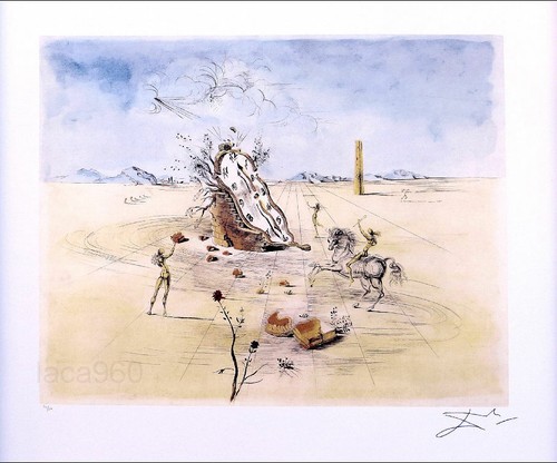 Salvador dali cosmic - salvador, horseman