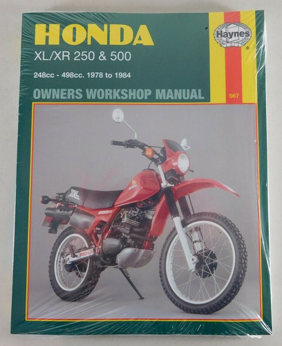 Repair manual honda xr - /,