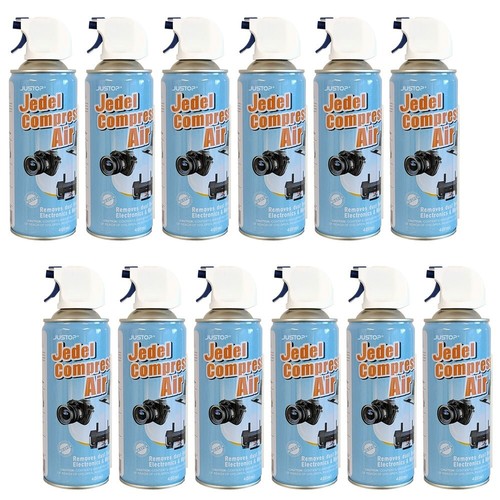 12x compressed air can 400ml - 12x,