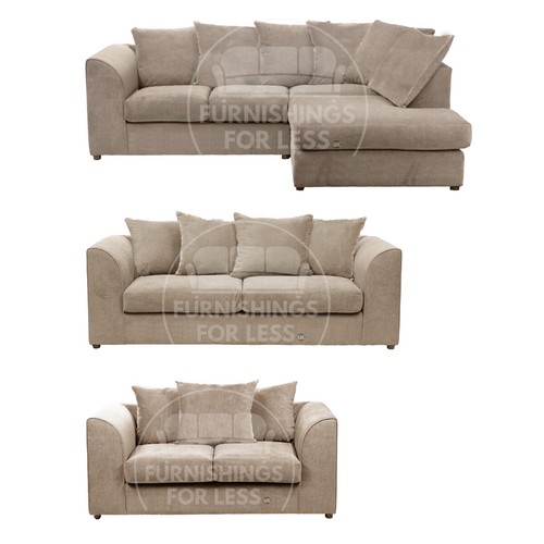 Fern beige corner sofa - fern,