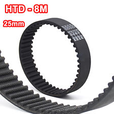 HTD 8M Timing Belt 25mm Width Closed Loop Rubber Drive Belts Transmission Belts