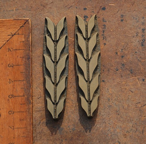 Brass ornament bookbinding - brass,