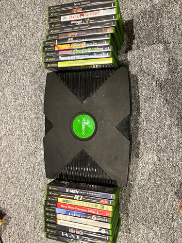 Microsoft xbox original - xbox, black