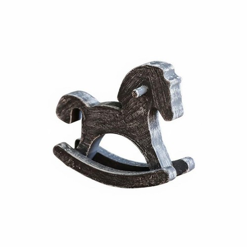 Cute wooden rocking horse - wooden,
