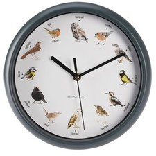 Birdsong Wall Clock with 12