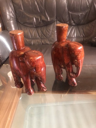 Lot hand carved vintage - 2,
