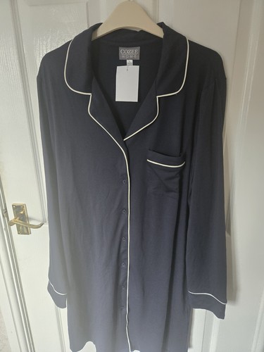 Cozee home navy nightshirt - cozee,