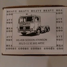Heavy Goods Seddon Atkinson 301 6×2 artic tractor unit Model Truck Kit  1/50 