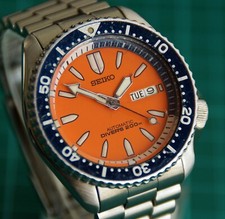 SEIKO SKXA55 - 7S26 MECHANICAL - GENUINE / ORIGINAL VERY RARE SKX !! SERVICED !!