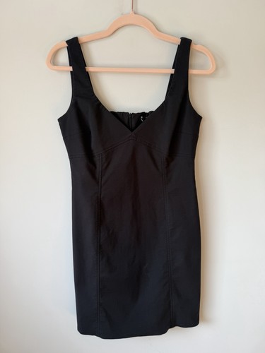 Zara black sleeveless mini - black,