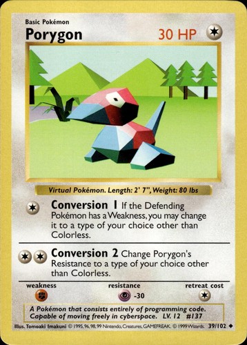 Pokemon shadowless base - pokemon,