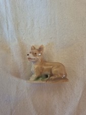 Classic vintage ceramic Wade Whimsies figurine of a Corgi dog