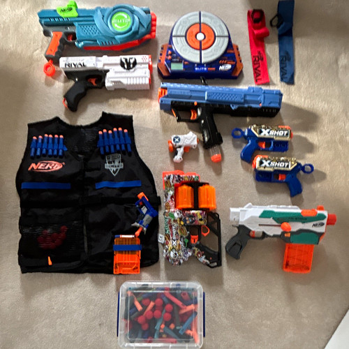 Nerf rival blaster bundle with - blaster,