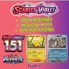 *CHOOSE YOUR CARD!* Scarlet & Violet Extra Promos 151 Exclusive SV Pokemon Cards