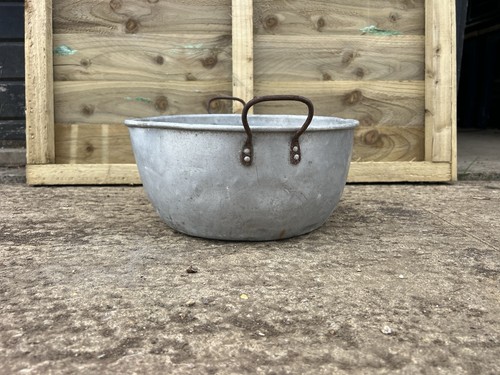Vintage aluminium wash - aluminium, bowl