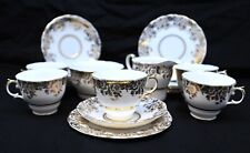Ashley Bone China Tea Service - 22ct Gold Decoration, 18-Piece, 5 Settings