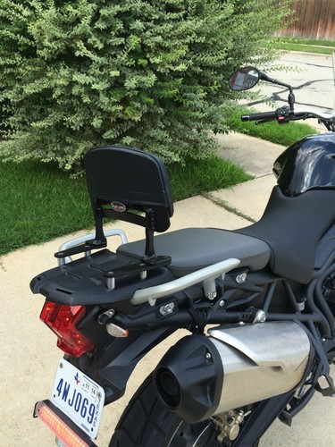 Backrest and mounting plates - and,