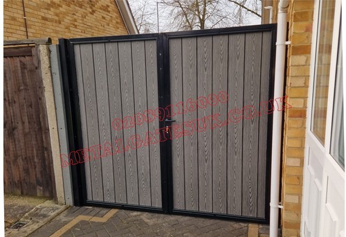Composite wood gate - wood,