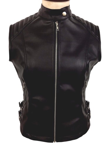 Womens biker style - style, waistcoat