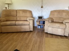 Plan seater settee and - g-plan, 2-seater