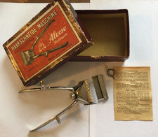 VINTAGE ALCOSO SOLINGEN GERMAN MANUAL HAIR CLIPPERS, No.65/1-3mm. BOXED