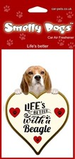 Beagle Hound Gift -  2 x Heart