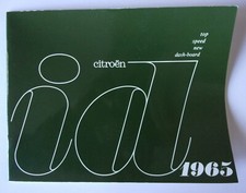 CITROEN ID 19 orig 1965 UK Mkt